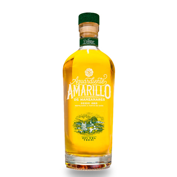 Botella Aguardiente Amarillo